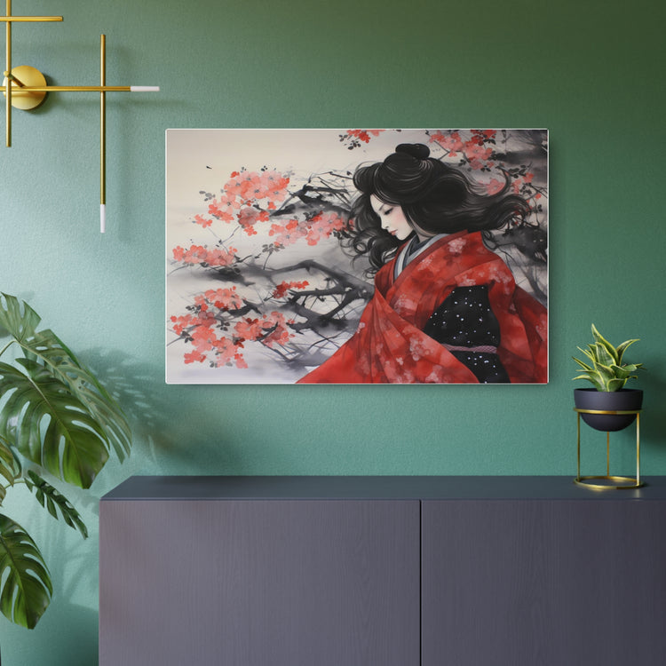 Metal Art Sakura Geisha Wall Decor - The Art Hub