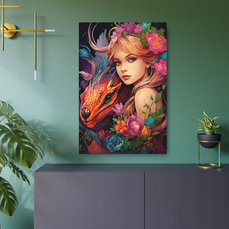 Fantasy Metal Art – Decorative Wall Plaque - The Art Hub