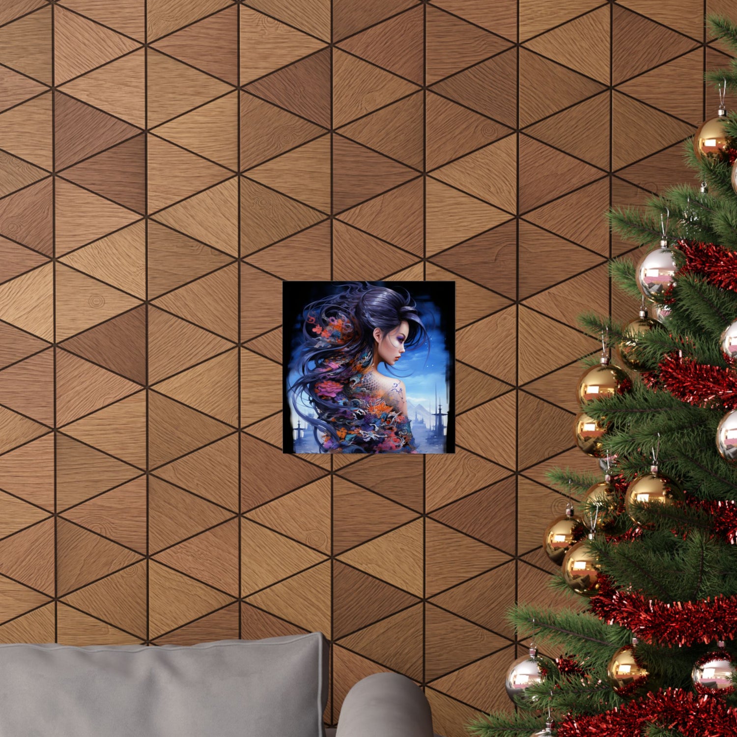 Fantasy Vertical Poster — Minimal Modern Wall Art - The Art Hub