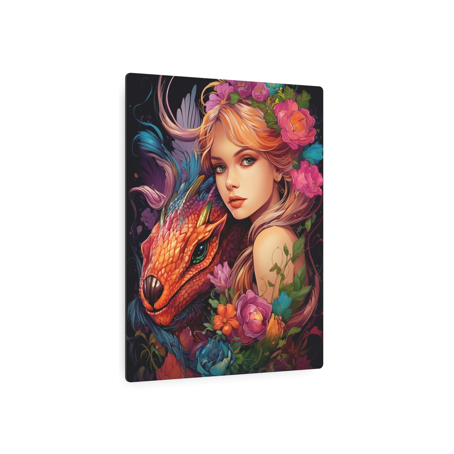 Fantasy Metal Art – Decorative Wall Plaque - The Art Hub