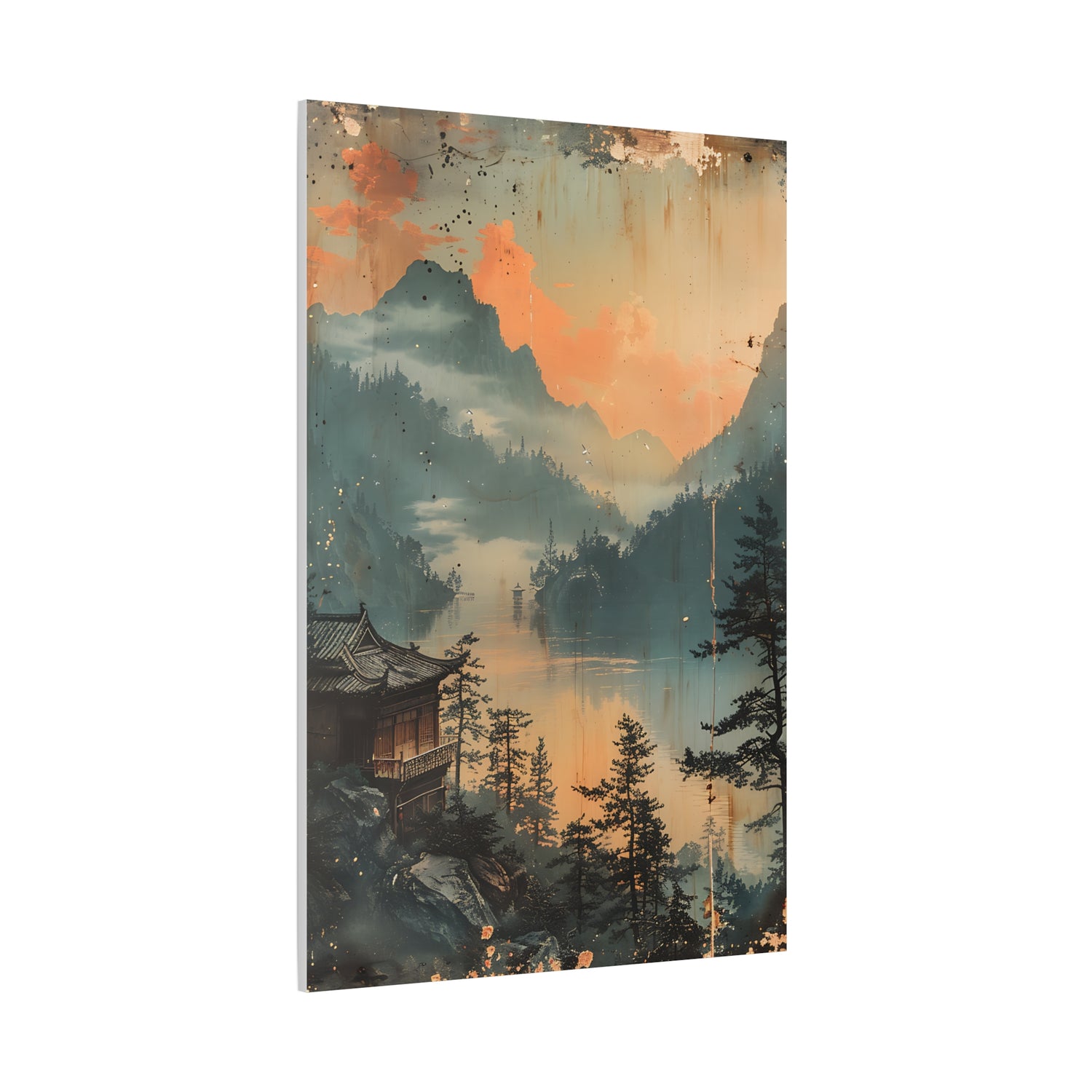 Chinese Landscape Art — Tranquil Mountain Lake Landscape - The Art Hub