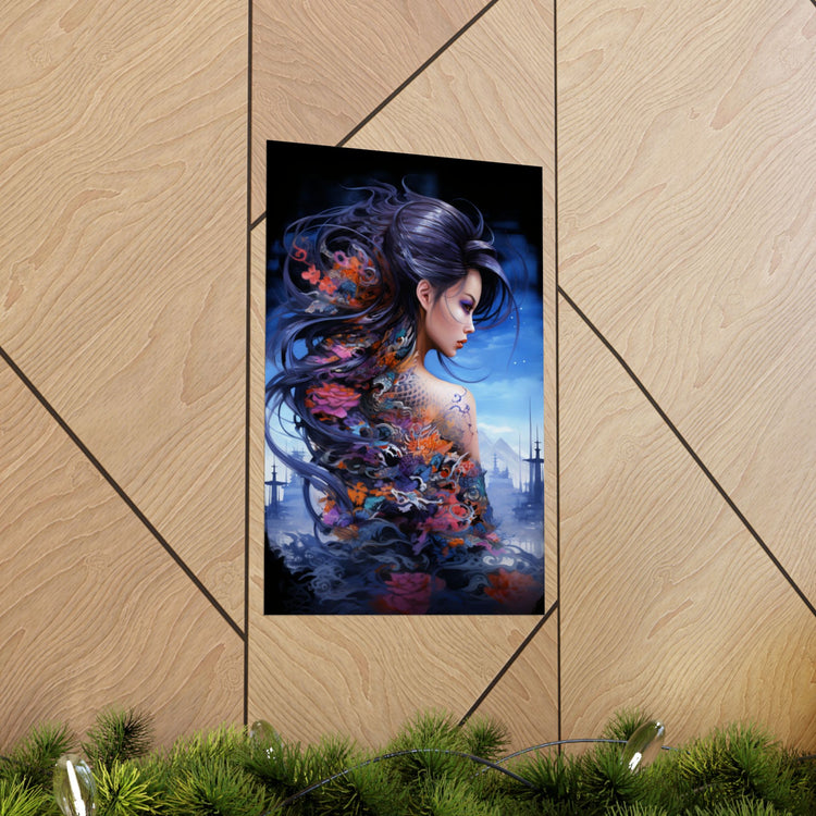 Fantasy Vertical Poster — Minimal Modern Wall Art - The Art Hub