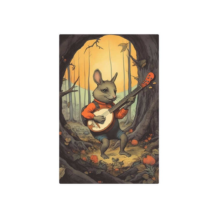 Metal Art — Whimsical Rabbit Banjo Wall Art - The Art Hub