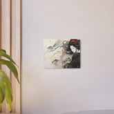 Metal Art Elegant Geisha Wall Plaque (Asian Ink-Style Décor) - The Art Hub