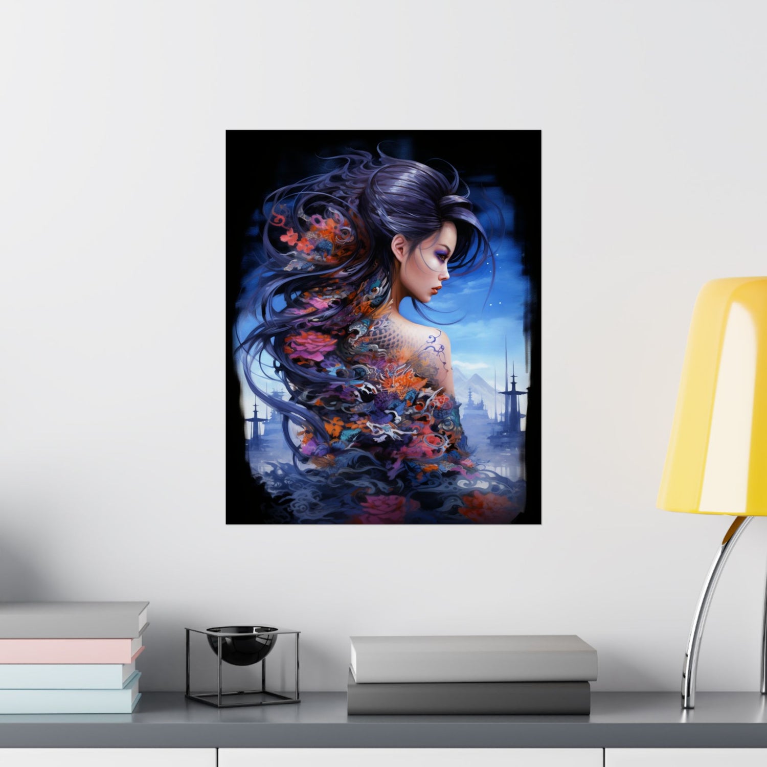 Fantasy Vertical Poster — Minimal Modern Wall Art - The Art Hub