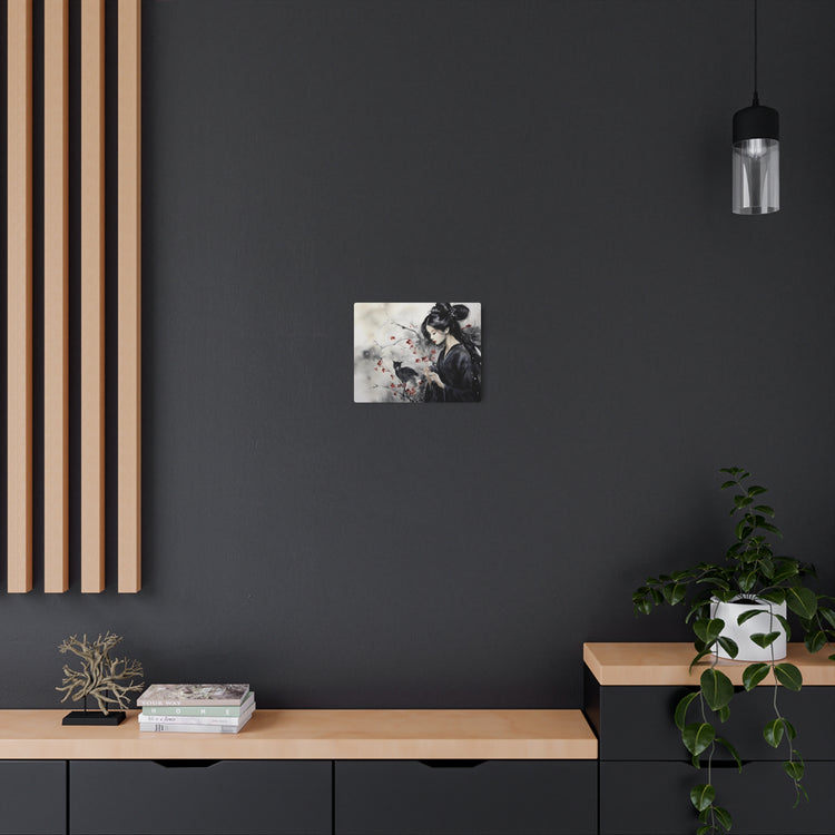 Metal Art Elegant Geisha & Cat Wall Decor - The Art Hub