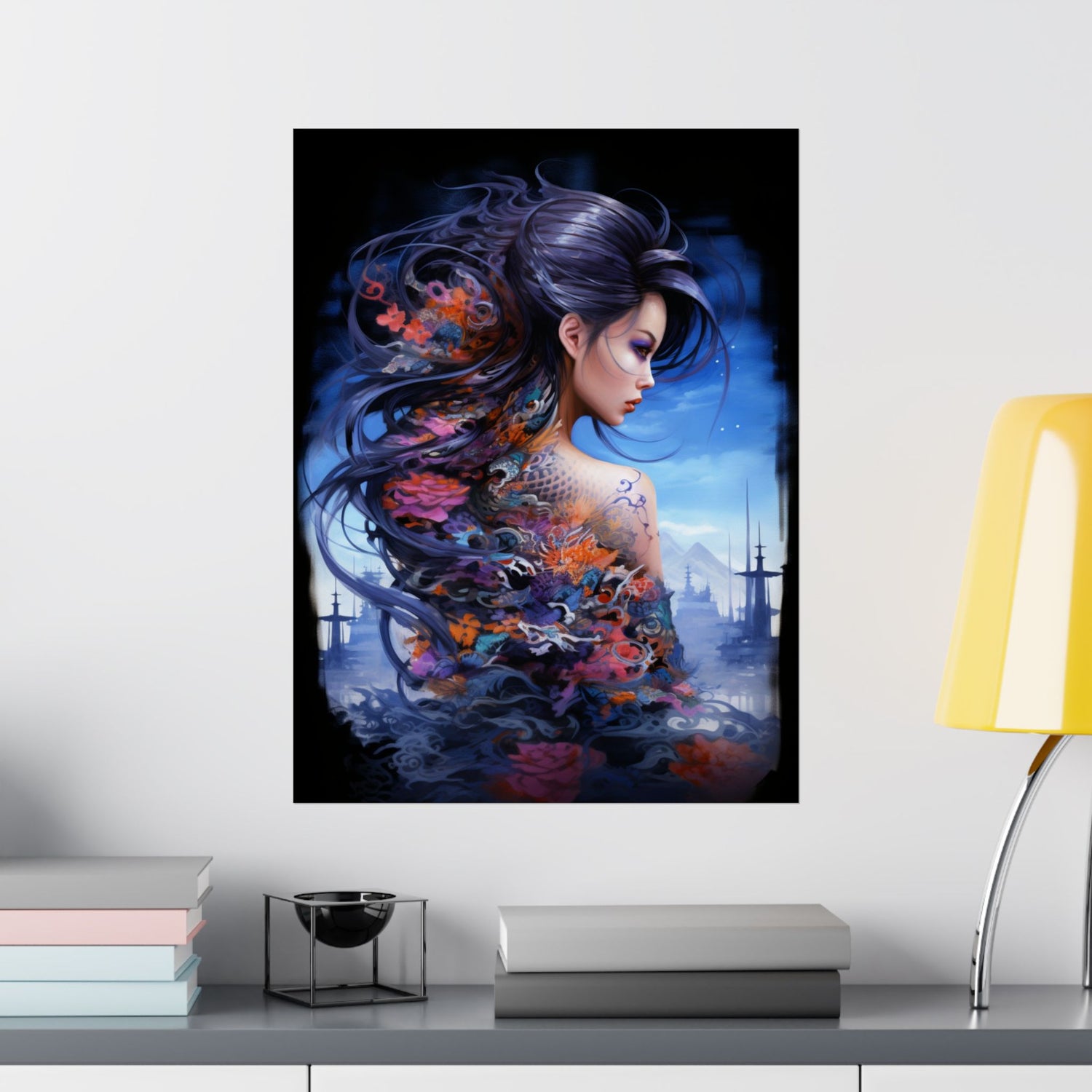 Fantasy Vertical Poster — Minimal Modern Wall Art - The Art Hub