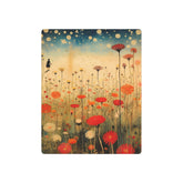 Wildflower Field Metal Art — Dreamy Poppy Meadow Wall Decor - The Art Hub