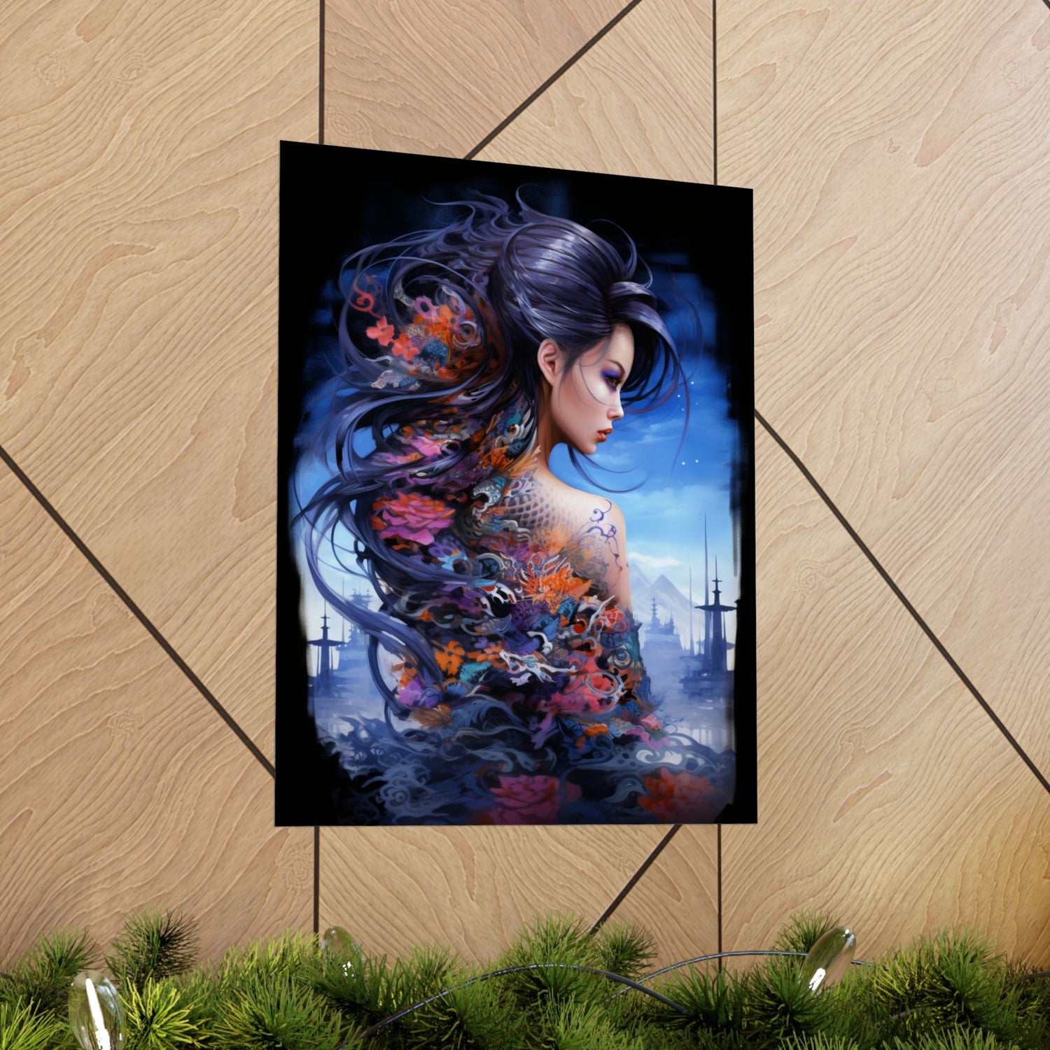 Fantasy Vertical Poster — Minimal Modern Wall Art - The Art Hub