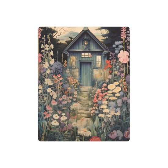 Cottage Garden Metal Art — Vintage Floral House Wall Decor - The Art Hub