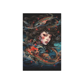 Dragon Maiden Metal Art — Asian Fantasy Portrait Wall Decor - The Art Hub