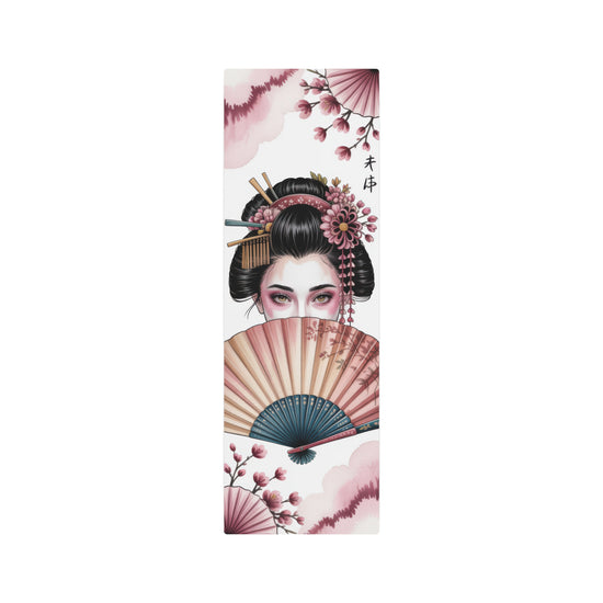 Geisha Fan Metal Art - The Art Hub