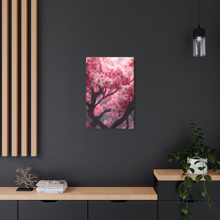 Cherry Blossom Metal Art Sign — Pink Floral Wall Decor - The Art Hub