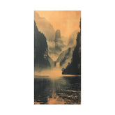 Chinese Landscape Art - Moody Mountain Lake Landscape Art - The Art Hub