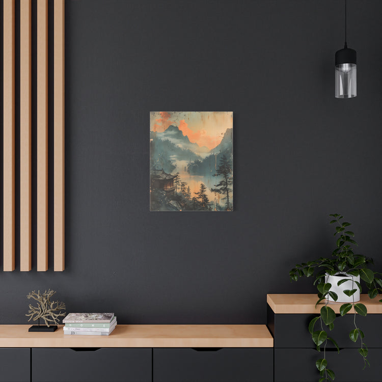 Chinese Landscape Art — Tranquil Mountain Lake Landscape - The Art Hub