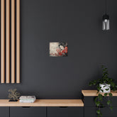 Oriental Geisha Metal Art Floral Japanese Wall Decor - The Art Hub