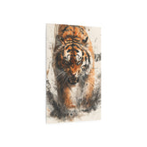 Roaring Tiger Metal Art Sign Fierce Wildlife Wall Decor - The Art Hub