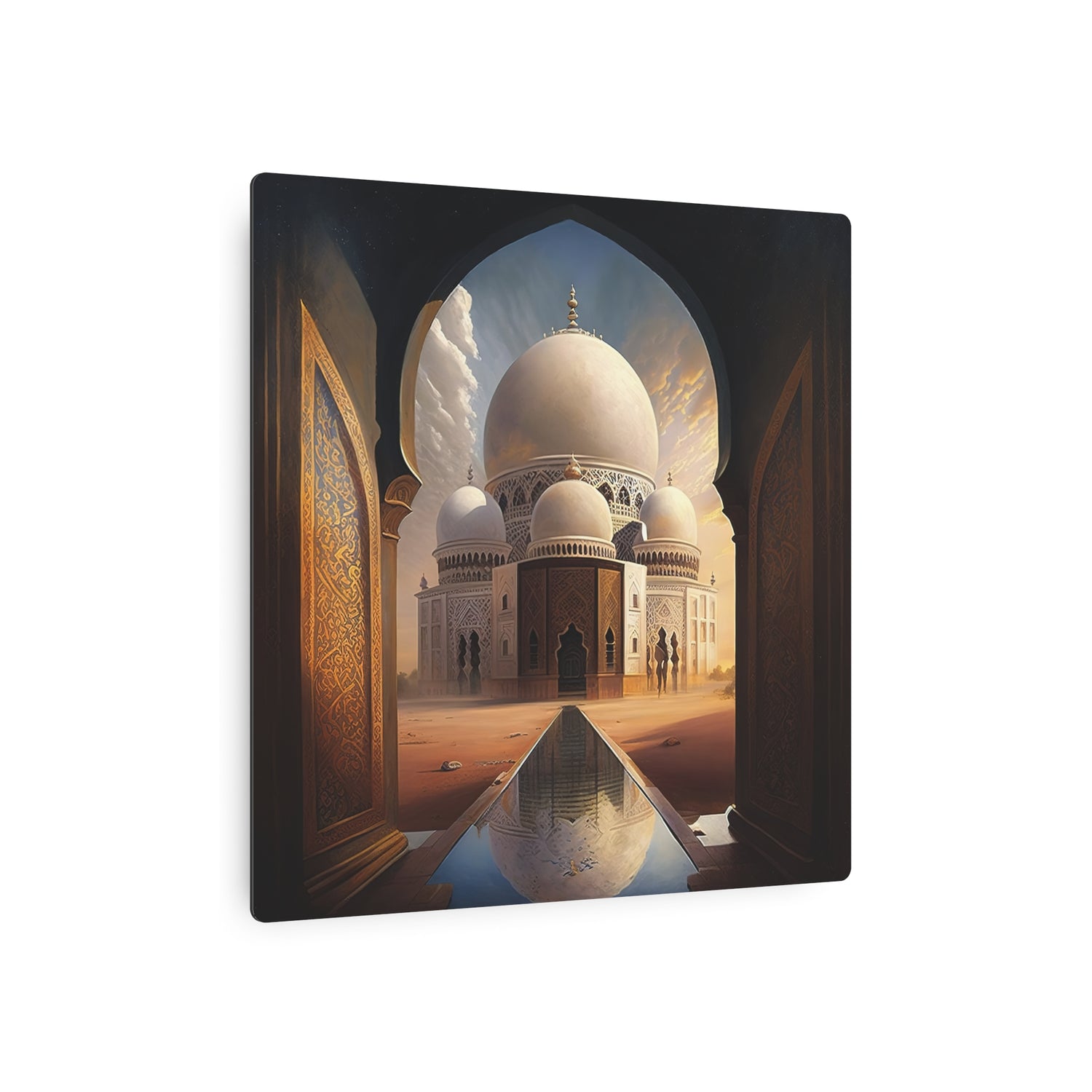 Islamic Mosque Metal Art Dome Architecture Wall Decor - The Art Hub