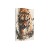 Roaring Tiger Metal Art Sign Fierce Wildlife Wall Decor - The Art Hub