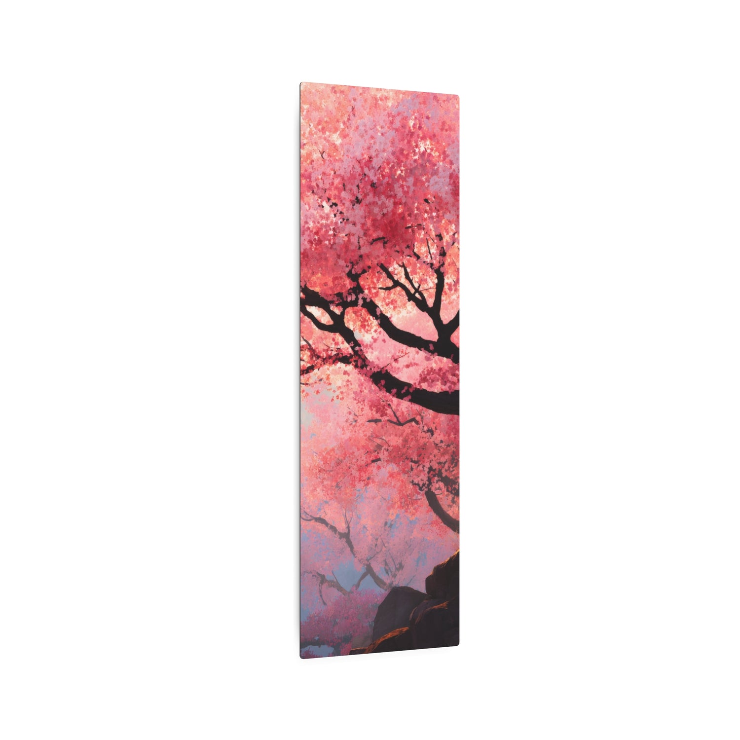 Cherry Blossom Metal Art Sign – Japanese Sakura Wall Decor - The Art Hub