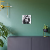 Metal Art — Beautiful Girl Floral Portrait Wall Decor - The Art Hub