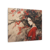Metal Art Japanese Geisha Cherry Blossom Wall Decor - The Art Hub