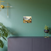 Metal Art Rustic Mountain Farm Scene Metal Art Wall Decor - The Art Hub