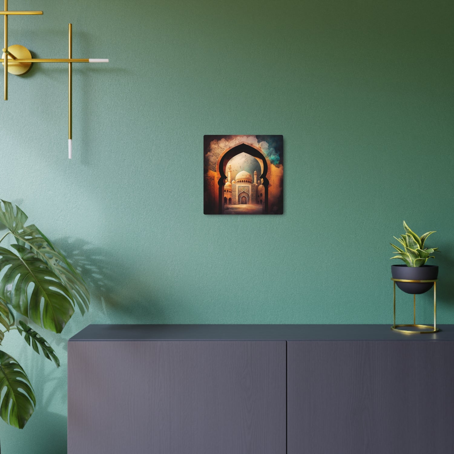 Islamic Mosque Metal Art Ornate Archway Wall Decor - The Art Hub