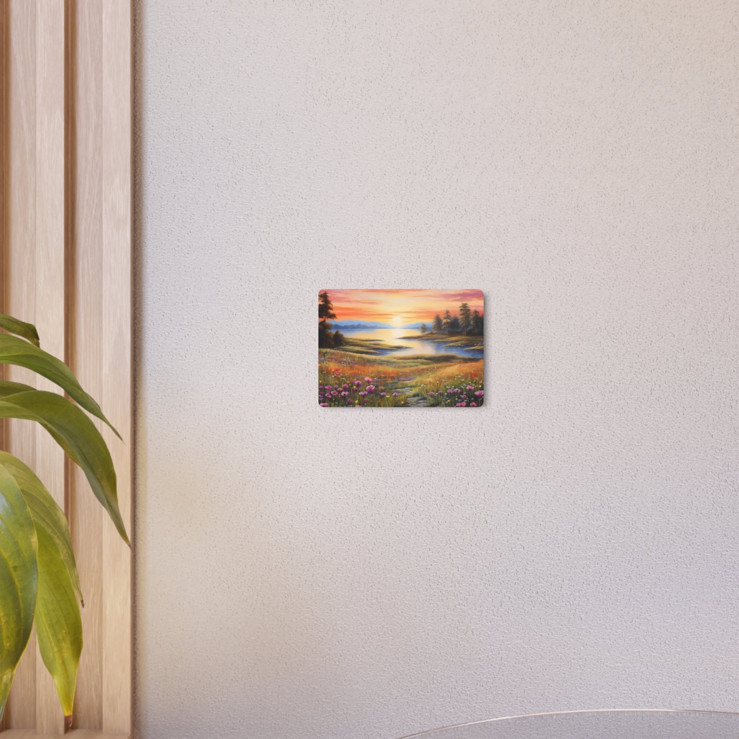 Metal ArtSunset Meadow Landscape Wall Art - The Art Hub