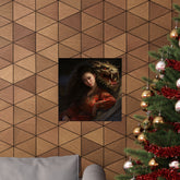 Matte Vertical Poster — Asian Warrior Woman with Dragon Art Print - The Art Hub