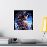 Fantasy Vertical Poster — Minimal Modern Wall Art - The Art Hub