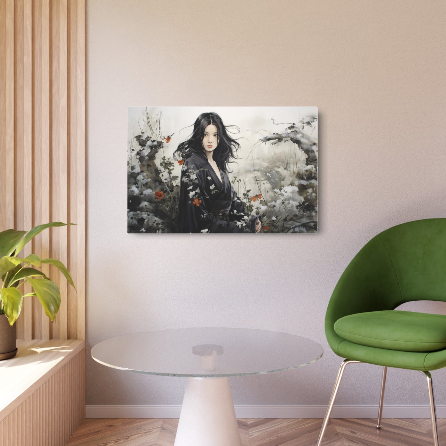 Metal Art Ethereal Geisha Garden Wall Décor - The Art Hub