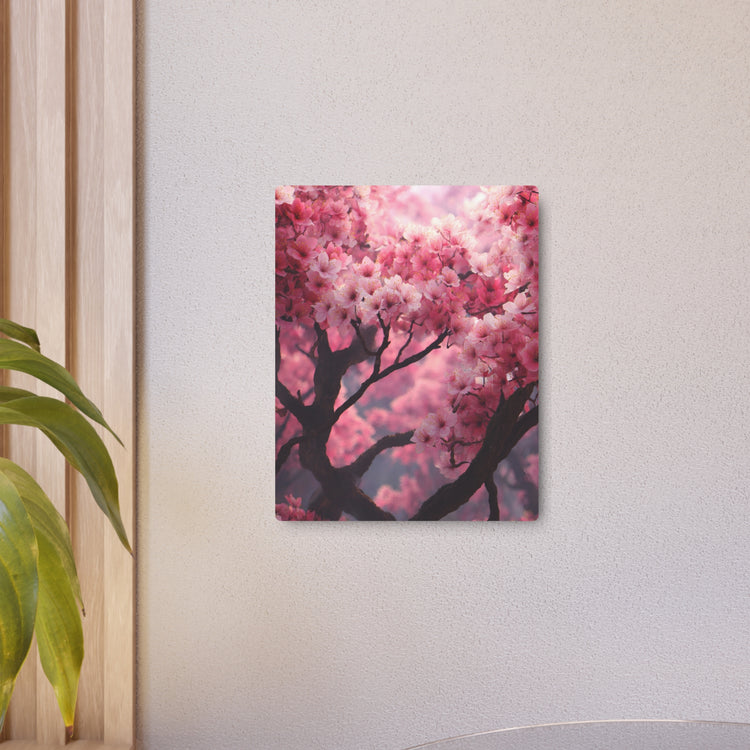 Cherry Blossom Metal Art Sign — Pink Floral Wall Decor - The Art Hub