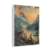 Chinese Landscape Art — Tranquil Mountain Lake Landscape - The Art Hub