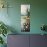 Metal Art - Tranquil Lakeside Meadow Landscape Wall Decor - The Art Hub