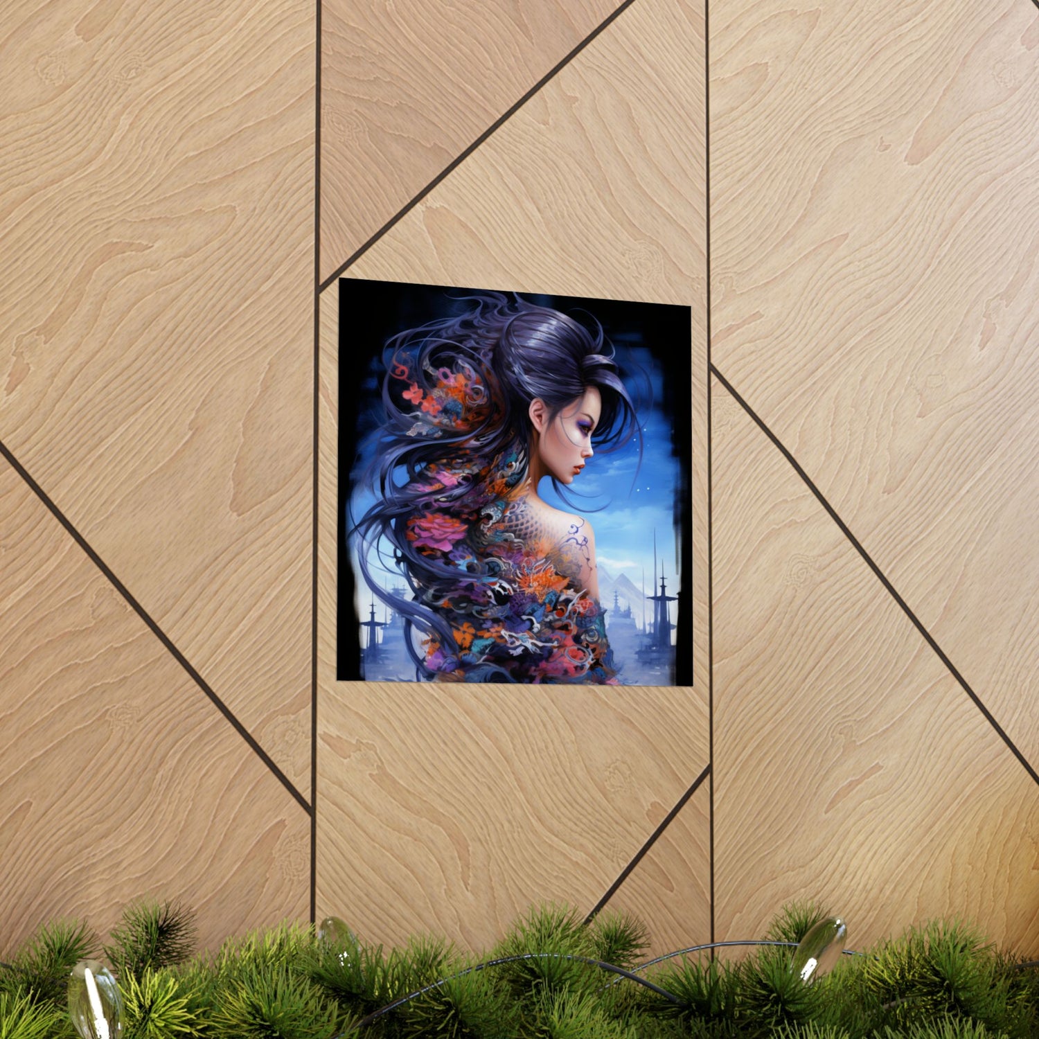 Fantasy Vertical Poster — Minimal Modern Wall Art - The Art Hub