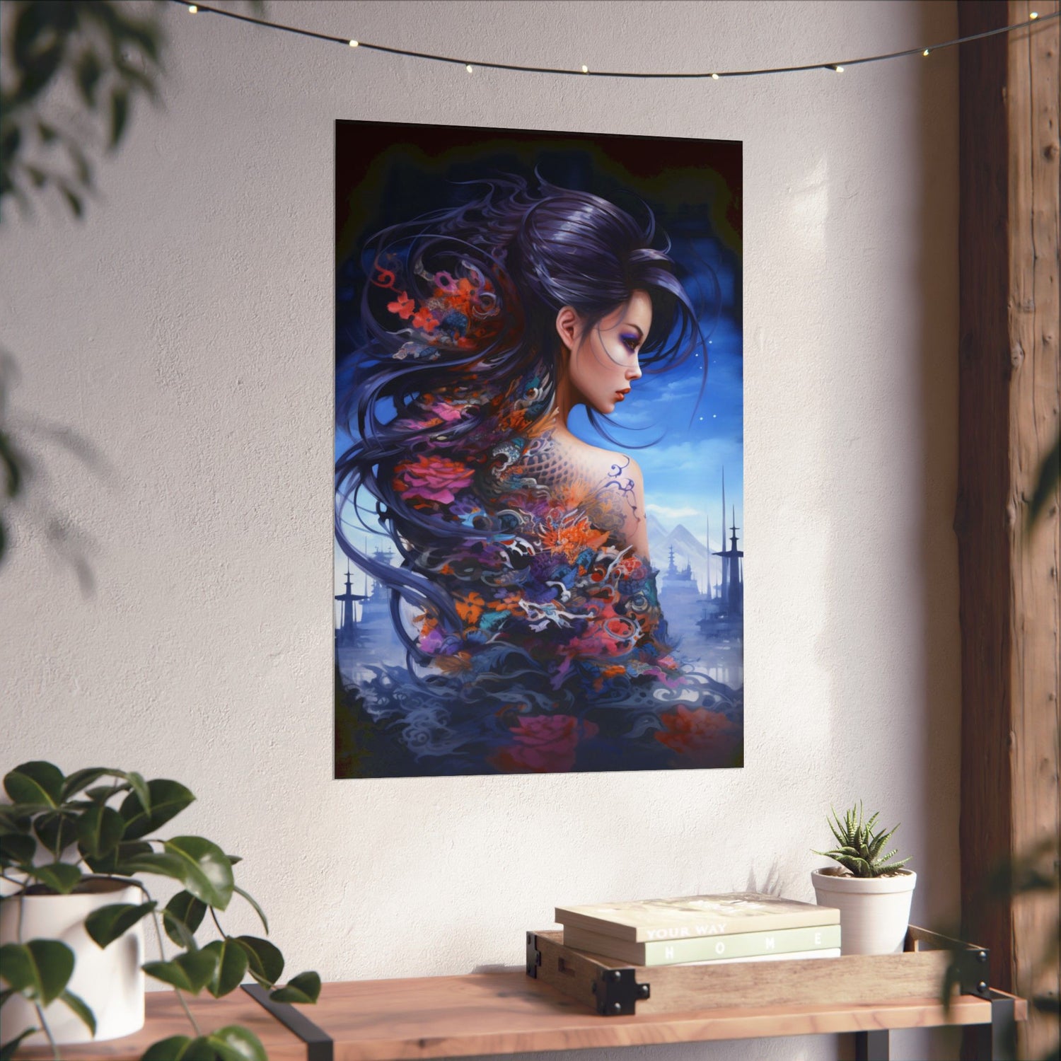 Fantasy Vertical Poster — Minimal Modern Wall Art - The Art Hub