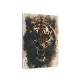 Roaring Tiger Metal Art Sign Fierce Wall Decor for Home, Office & Man Cave - The Art Hub