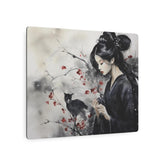 Metal Art Elegant Geisha & Cat Wall Decor - The Art Hub