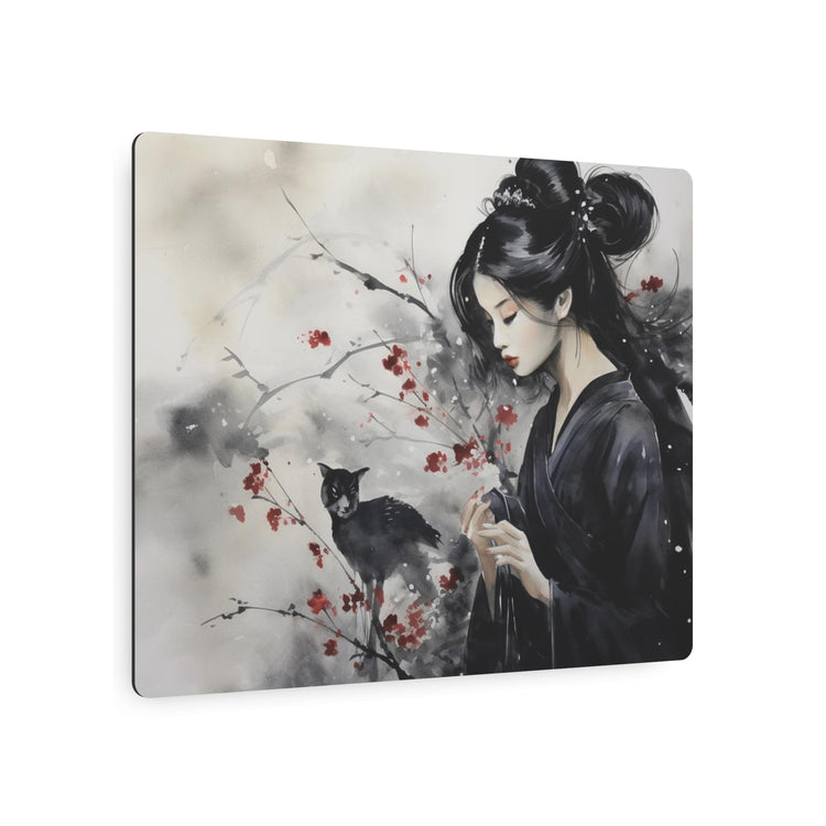 Metal Art Elegant Geisha & Cat Wall Decor - The Art Hub