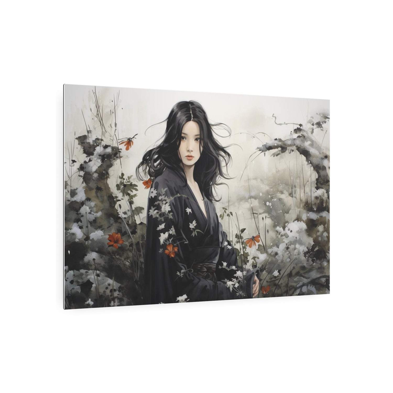 Metal Art Ethereal Geisha Garden Wall Décor - The Art Hub