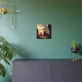 Islamic Mosque Metal Art Desert Sunrise Architectural Wall Decor - The Art Hub