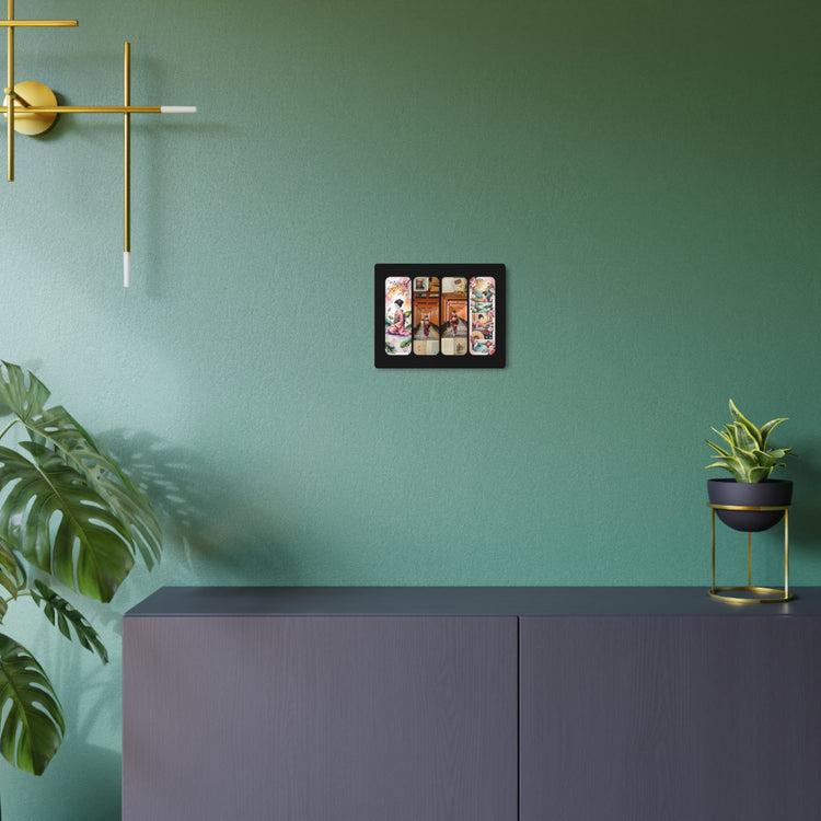 Asian Vintage Collage Metal Art - The Art Hub