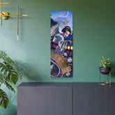 Geisha Nightscape Wall Decor (Cherry Blossoms & Tickets) - The Art Hub