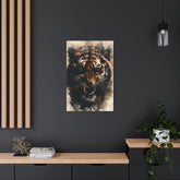 Roaring Tiger Metal Art Sign Fierce Wall Decor for Home, Office & Man Cave - The Art Hub