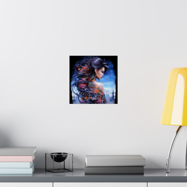 Fantasy Vertical Poster — Minimal Modern Wall Art - The Art Hub