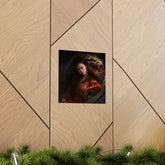 Matte Vertical Poster — Asian Warrior Woman with Dragon Art Print - The Art Hub