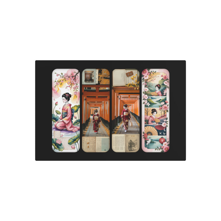 Asian Vintage Collage Metal Art - The Art Hub