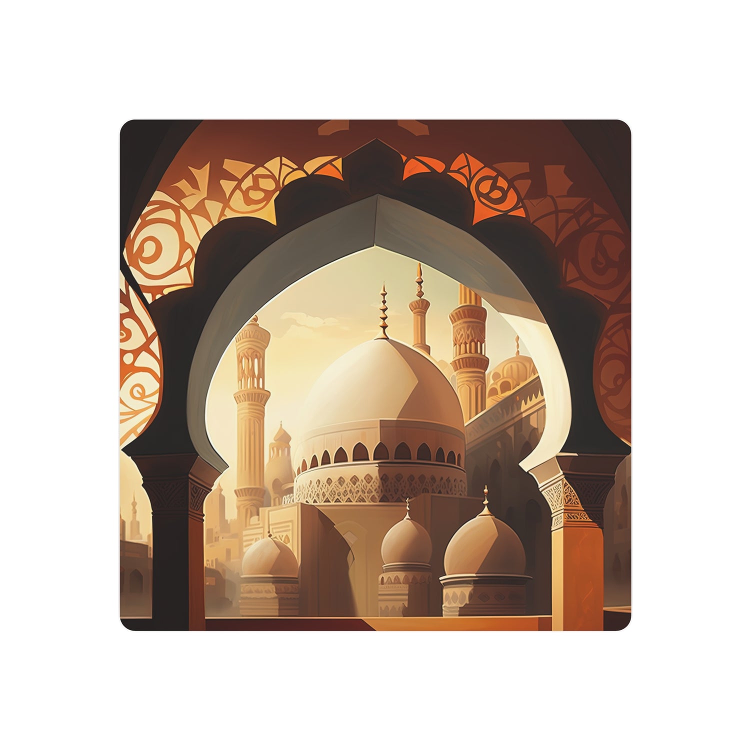 Metal Art Arabian Mosque Archway Wall Decor - The Art Hub