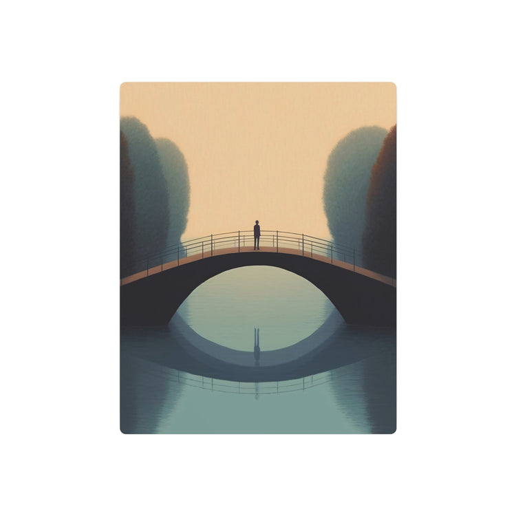 Metal Art  Serene Bridge Landscape Wall Decor - The Art Hub